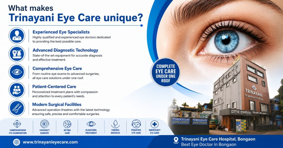 What makes Trinayani Eye Care unique?